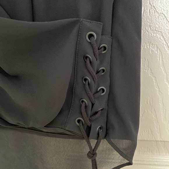 AllSaints Ali Laced Top - Picture 4 of 8